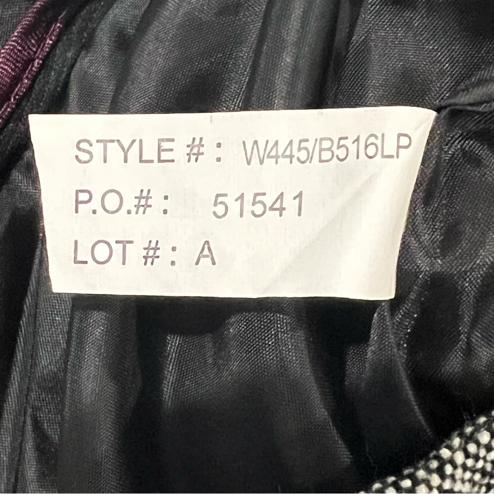 Dahlia wool blend black Heather lined pants  belts loops pockets woman’s 6P - Picture 15 of 15